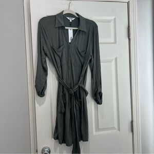 BB Dakota Belted Shirt Dress